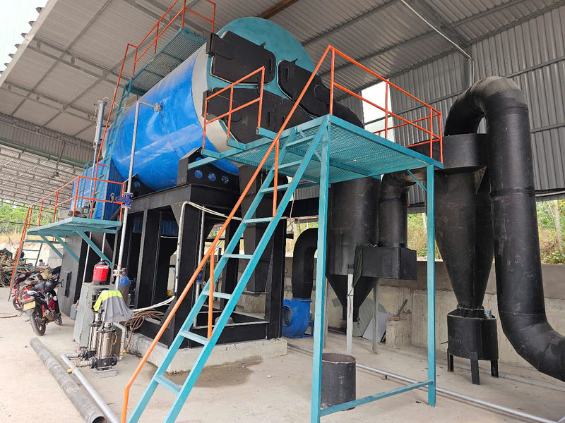 Thi công lắp đặt nồi hơi bán tầng sôi